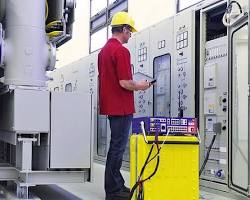 Secondary injection testing on a protection relay